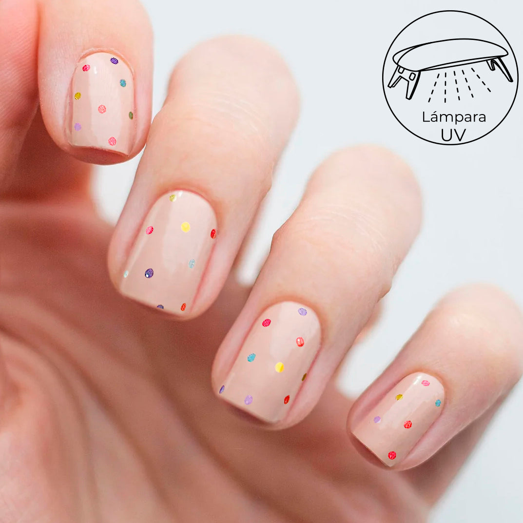 Gel color dots