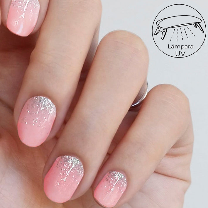 Gel Sparkly pink