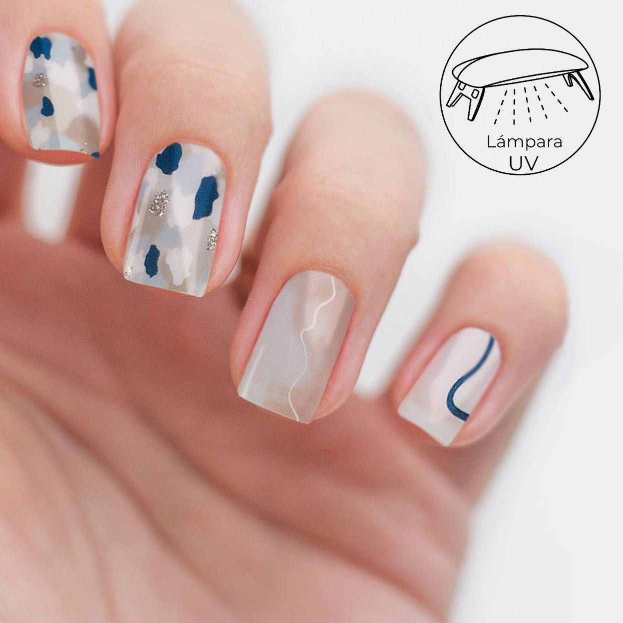 Gel blue camouflage