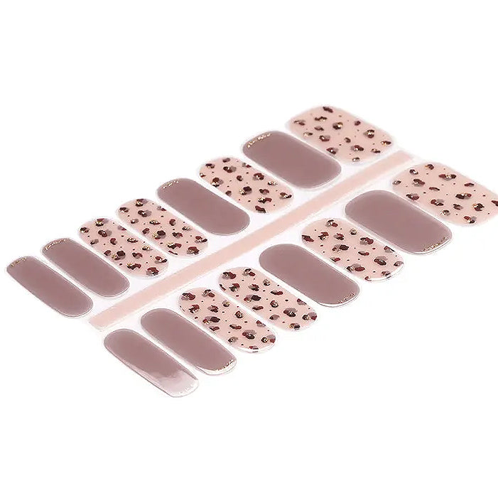 Gel nude animal print