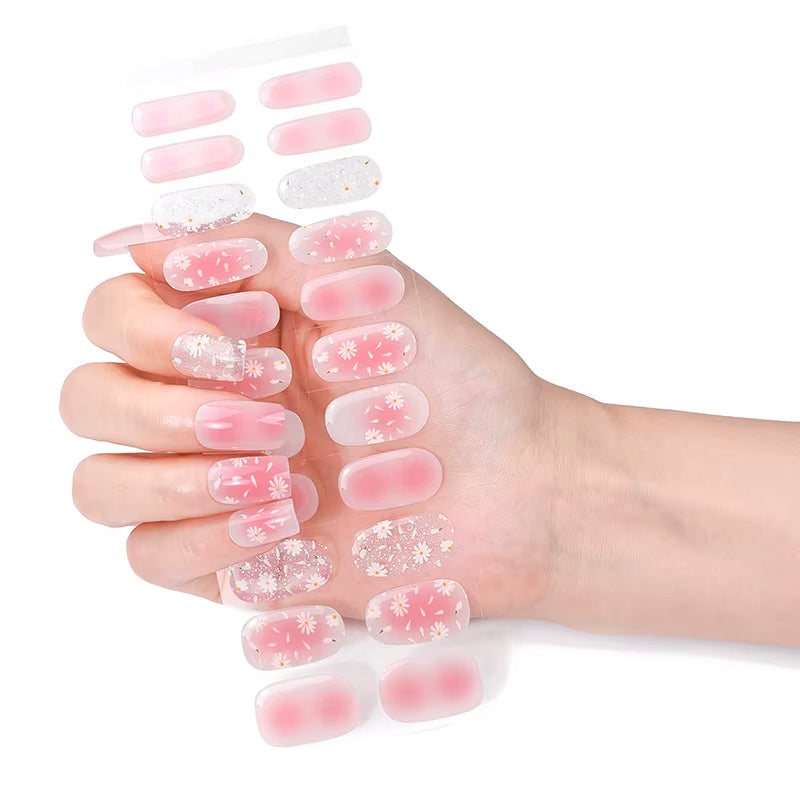 Gel free UV Pink Daisy